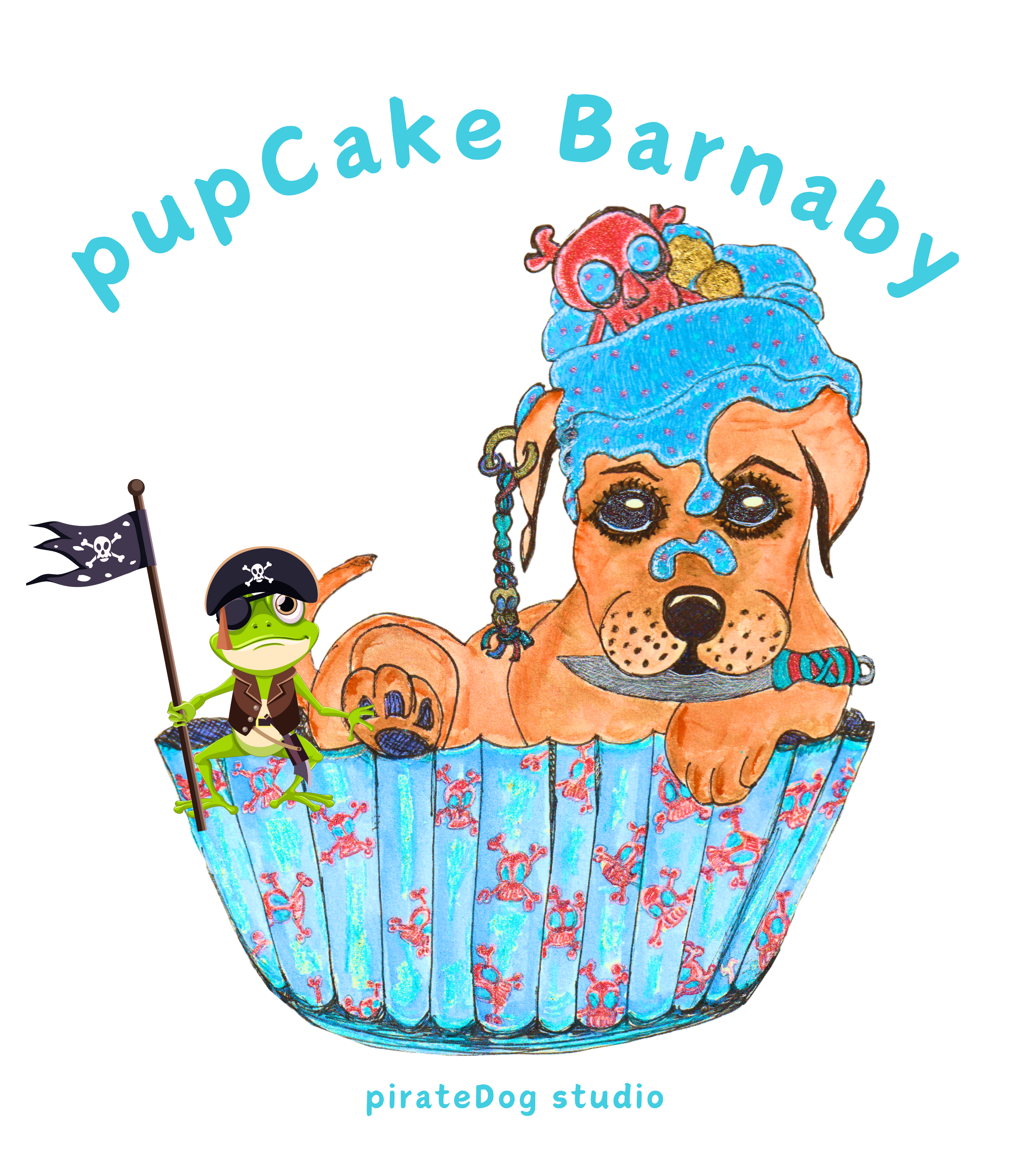 T-Shirts (Infant Sizes) pirate pupCake Barnaby