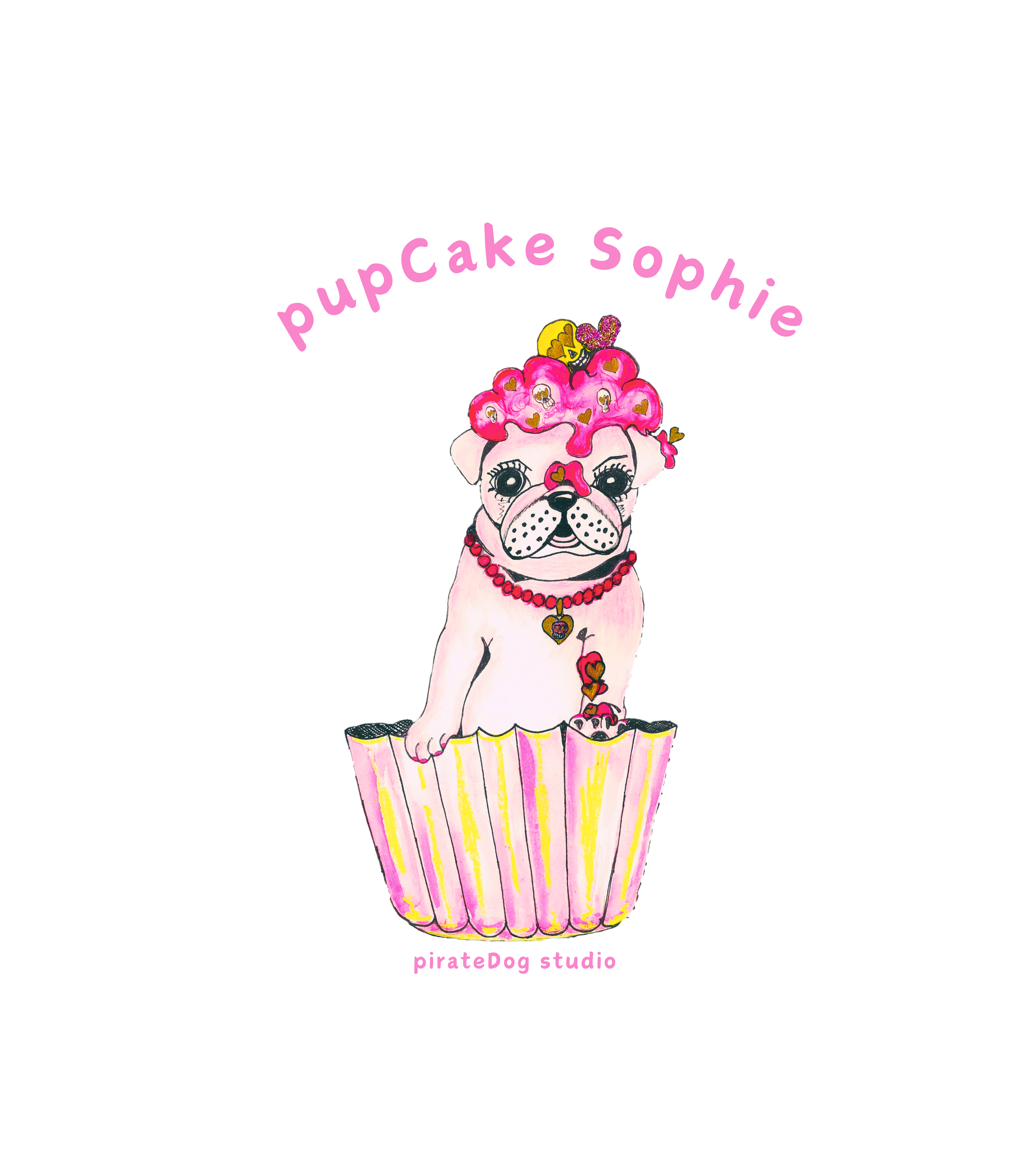 T-Shirts (Infant Sizes) pirate pupCake Sophie