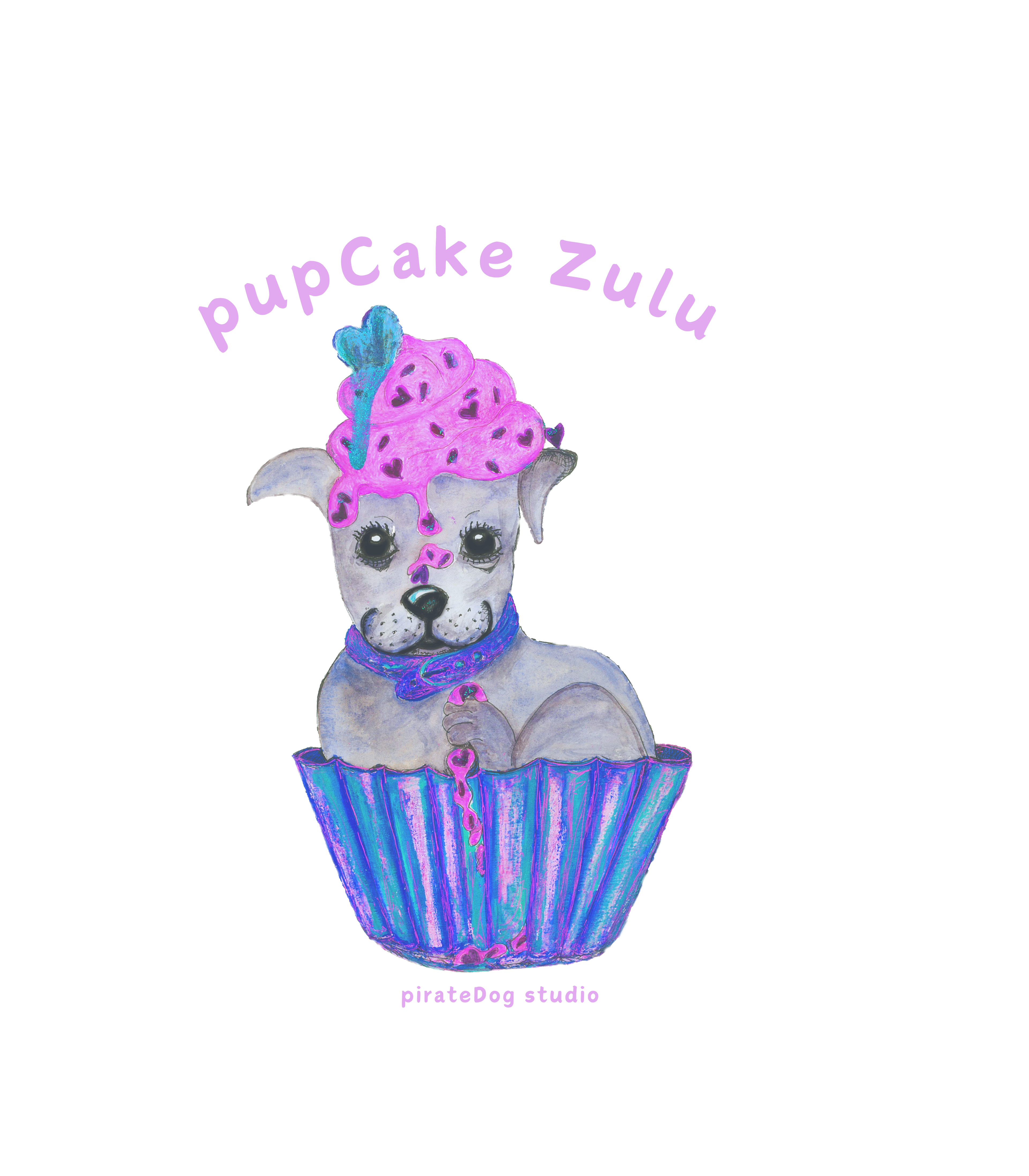 pirate pupCake Zulu - Toddler Hoodies