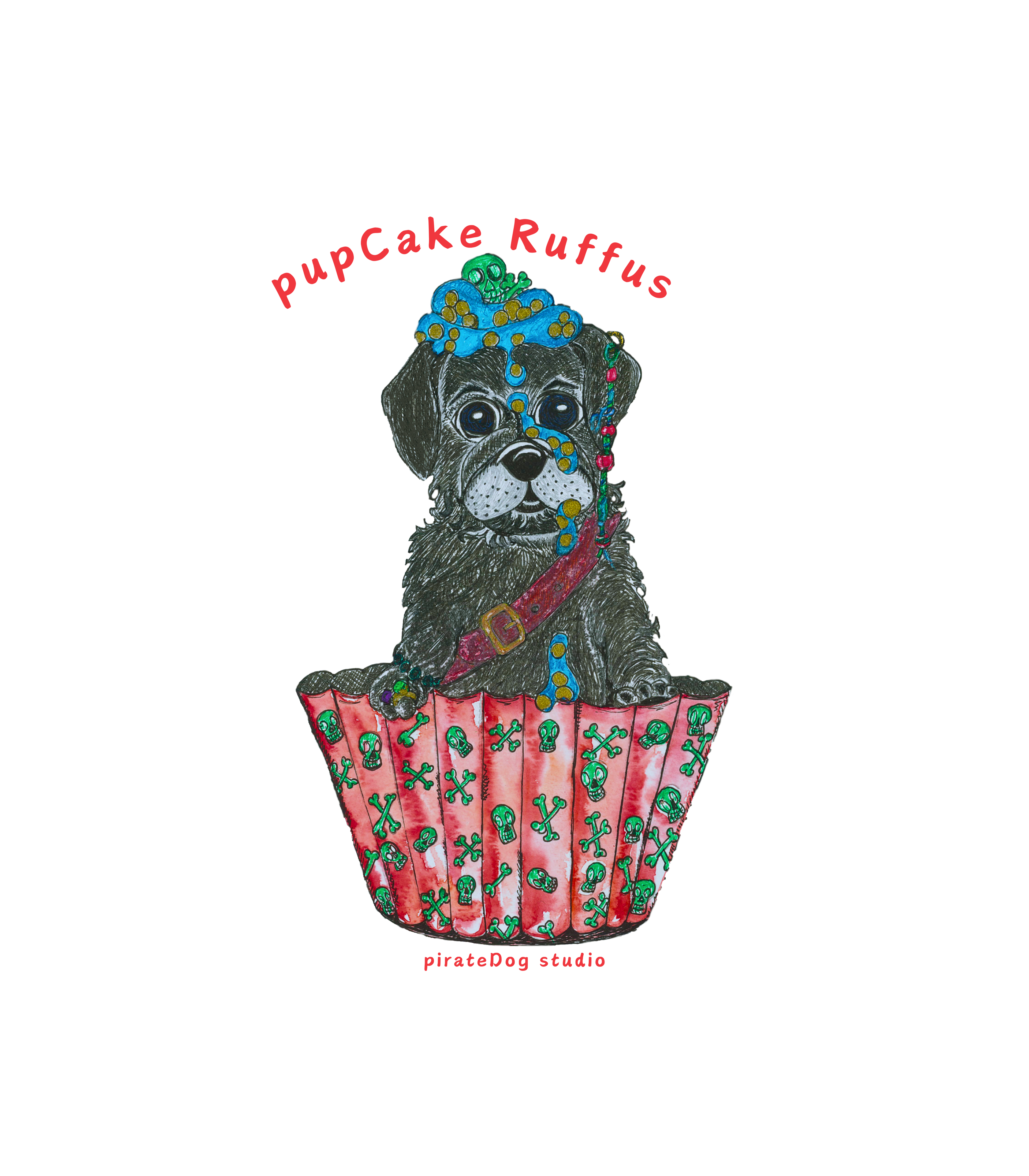 T-Shirts (Infant Sizes) pirate pupCake Ruffus