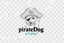 pirateDog STUDIO logo with integrated text and beads